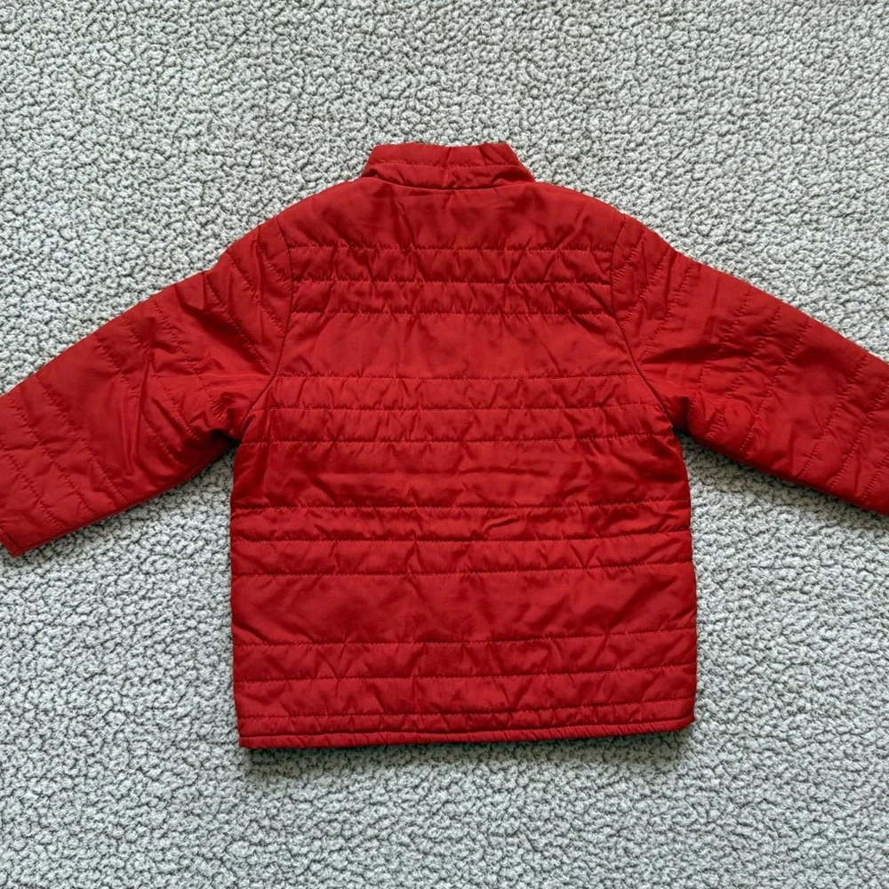 🧸 OshKosh B’Gosh | “Play All Day” Orange Quilted Jacket